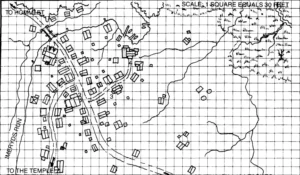 Original map of Nulb from the Temple of Elemental Evil (T1-4)